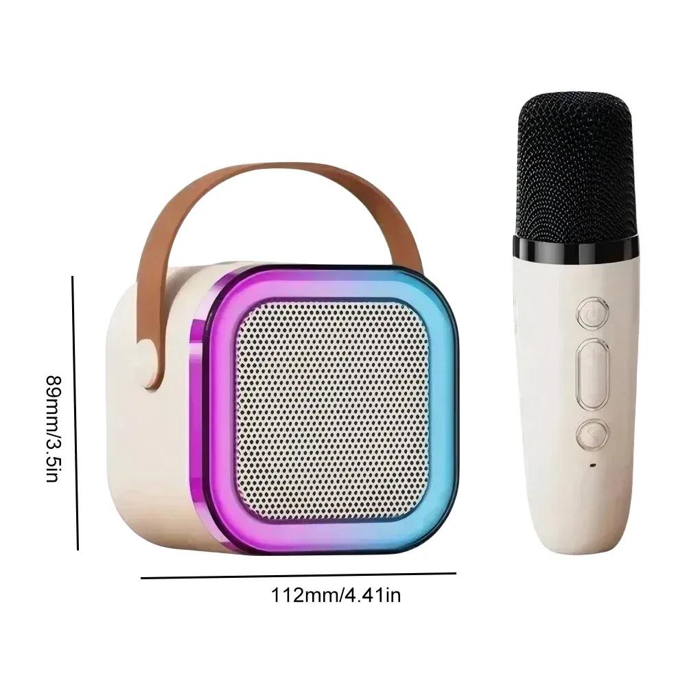 K12 Bluetooth Karaoke Speaker with Voice Changer Mic